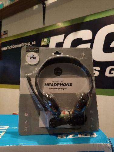 Audífonos Con Micrófono P/pc Havit H202d Cable Omnidiccional