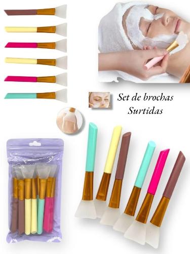 Brocha de silicona para mascarilla tonos surtidos