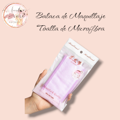 Balaca de Maquillaje Toalla Microfibra