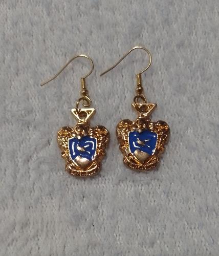 Aretes de escudo de Ravenclaw