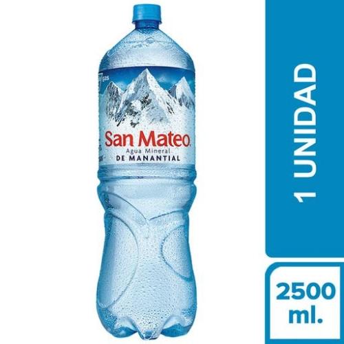 AGUA SAN MATEO SIN GAS BT 2.5 L