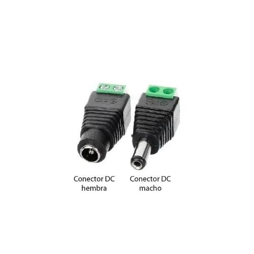 Conector Plug DC Macho/Hembra
