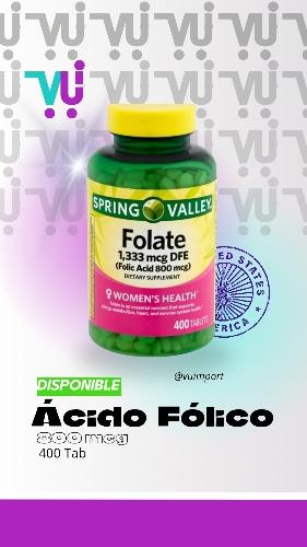 Acido fólico 800mcg 400 count