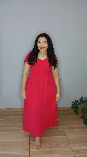 Vestido Himary Vermelho ( Veste 38 ao 42 )
