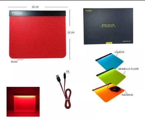 MOUSE PAD NOGA  LUMINOSO