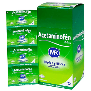 Acetaminofen MK x100