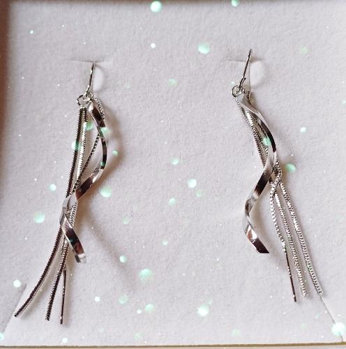 Aretes largos y elegantes - Plata 925