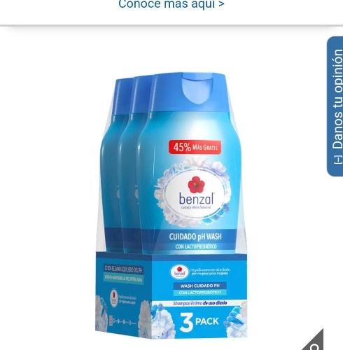 Bensal Shampoo íntimo de uso diario