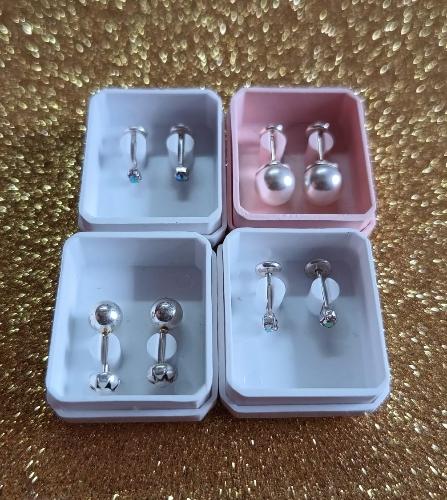 Aritos de plata