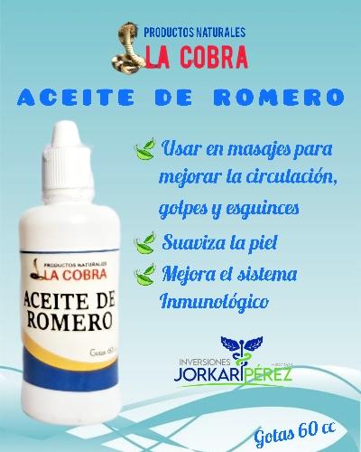 ACEITE DE ROMERO GOTAS 60 cc