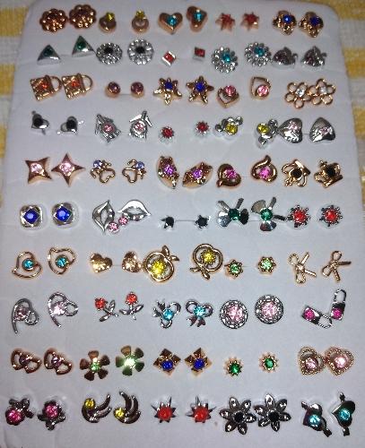 50 Pares de aretes