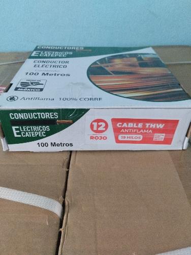 Cable unipolar calibre 12 color rojo Ecatepec