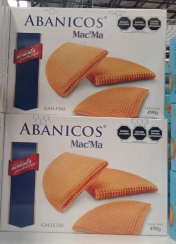 Abanicos mac'ma galletas