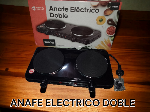 Anafe Eléctrico Dos Hornallas