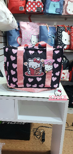 Bolso tote puffer multifuncional Hello kítty