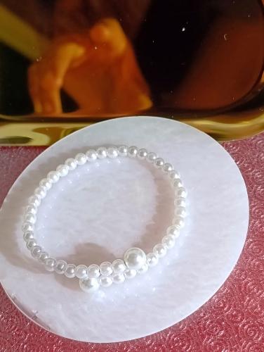 Pulsera de perlas clásicas