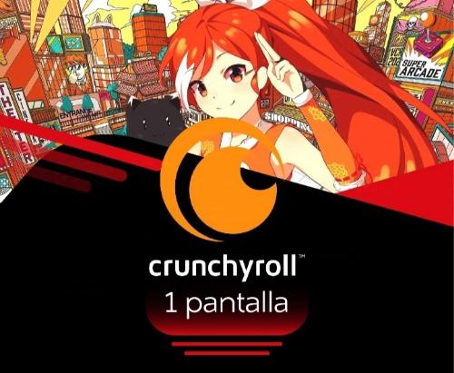 1 Pantalla Crunchyroll 30 dias