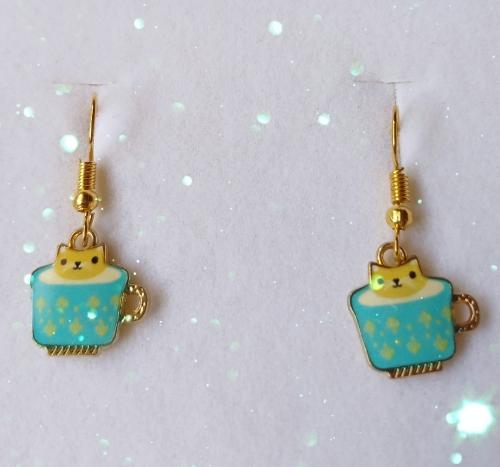 Aretes de gatito - Acero Inoxidable