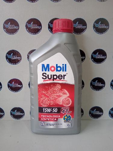 Aceite 15W-50 4T MX Mobil Super Tecnología-Sintetica