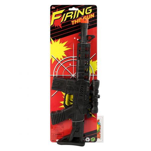 233384 AMETRALLADORA FIRING THE GUN EN BLISTER 43CM