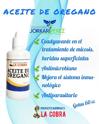 ACEITE DE OREGANO GOTAS 60 CC