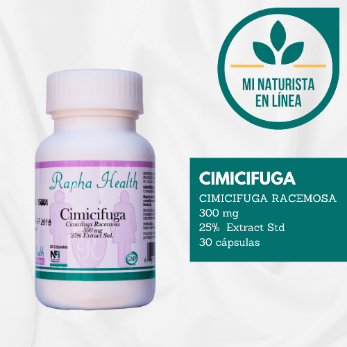 Cimicifuga 300 mg x 30 cápsulas