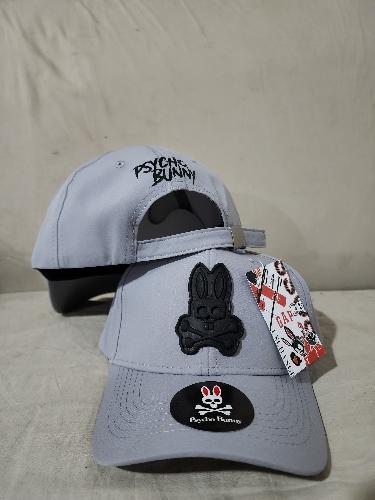 Gorra gris Psycho bunny curva