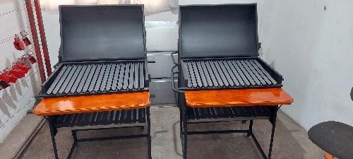 Parrilla fija a carbón de 19 canales