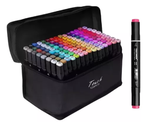 Marcadores Doble Punta 120 Piezas