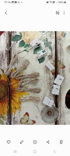 ALAMBRE CON LUZ LED A PILA