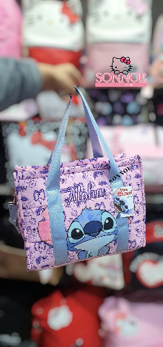 Bolso tote puffer stitch porta botella