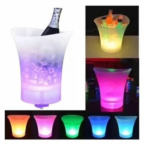 Balde de gelo rgb caixa de som integrada
