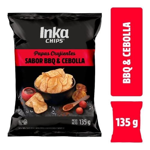 Bolsaza Inka Chips Cebolla 🍬 y BBQ x 135 gr.