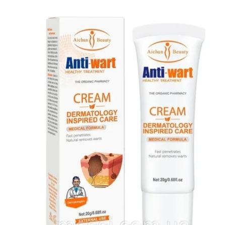 Crema removedora de verrugas