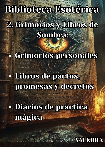 Grimorio y libros de sombra