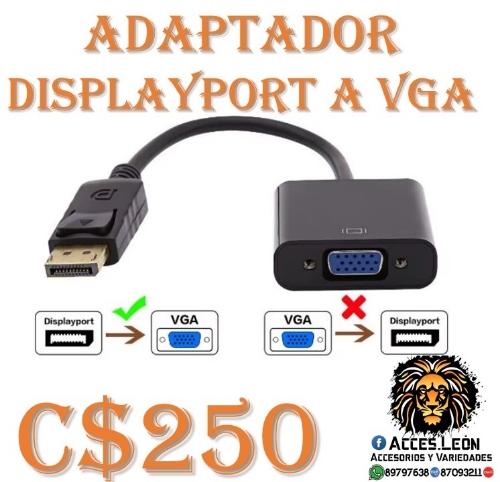 Adaptador Displayport a VGA