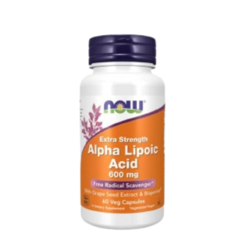 Ácido Alfa Lipoico Now (60 Capsulas 600mg)