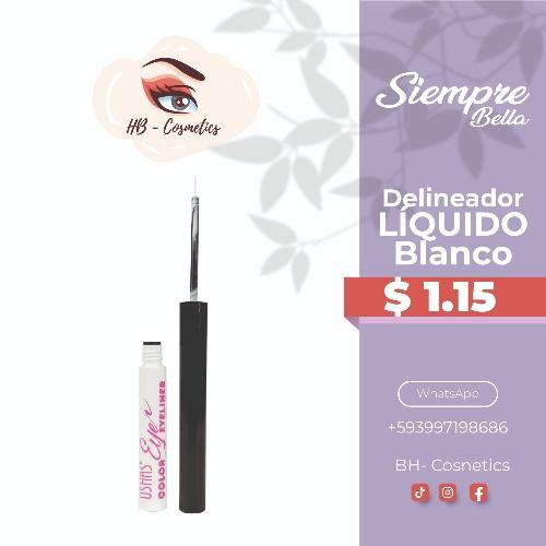 Delineador líquido blanco