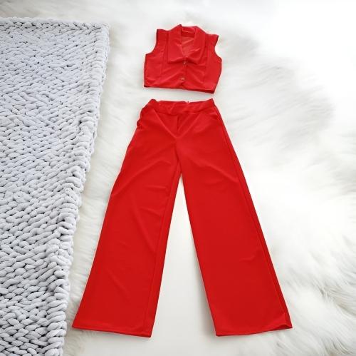 Conjunto Liso rojo
