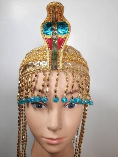 Accesorio egipcio diadema cobra