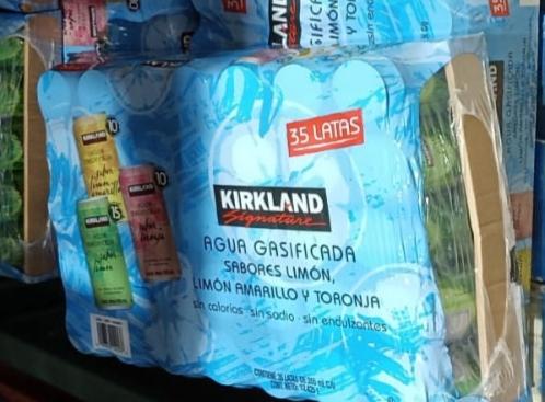 Agua gasificada Kirkland