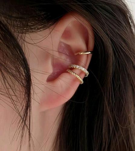 3 piezas oreja forma C