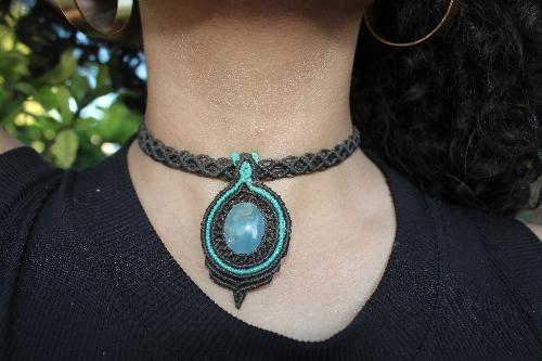 Choker blue terra