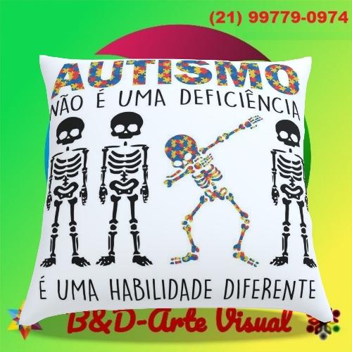 Almofadinha preta a4 personalizada com obm