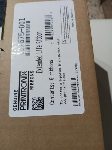 Cintas Genuina Printronix P5000 Extend Life Ribbon