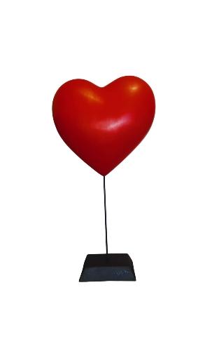 Corazón en Fibra de Vidrio