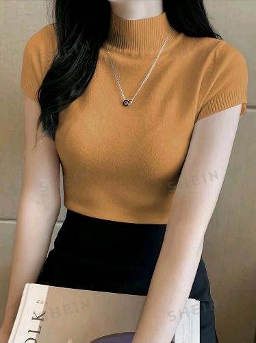Blusa amarilla manga corta