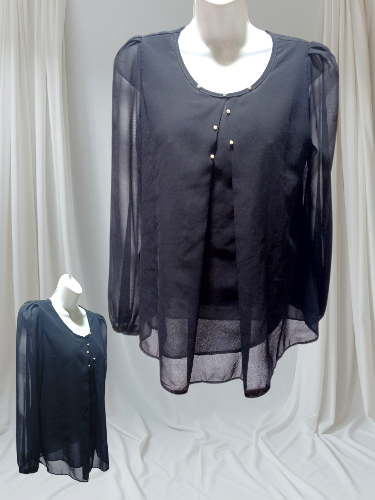 Blusa modelo asiática