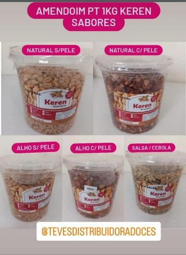 Amendoim Keren pt 1kg sabores