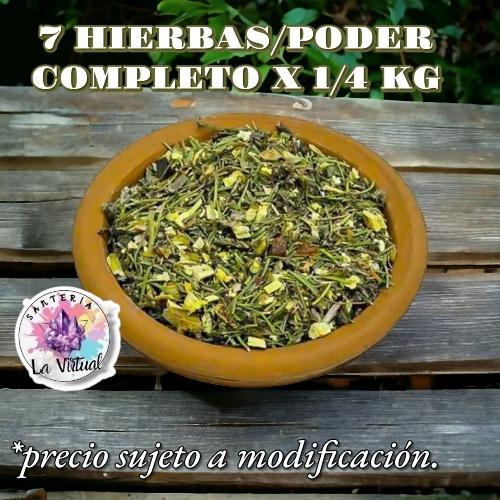 7 HIERBAS PODER COMPLETO